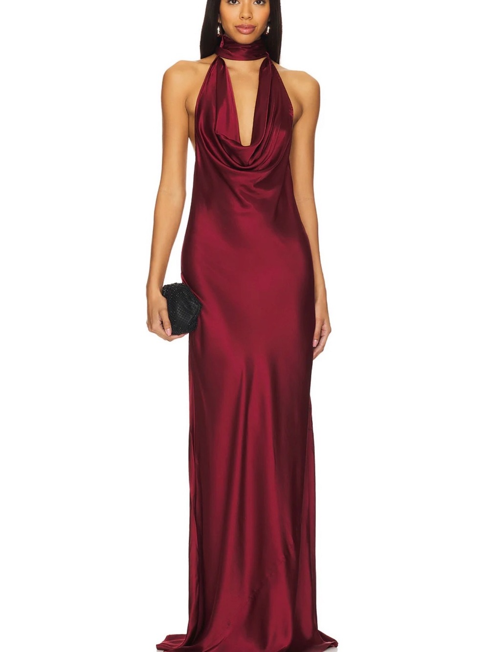 REVOLVE x Stone Cold Fox Amelia Gown in Cherry Red